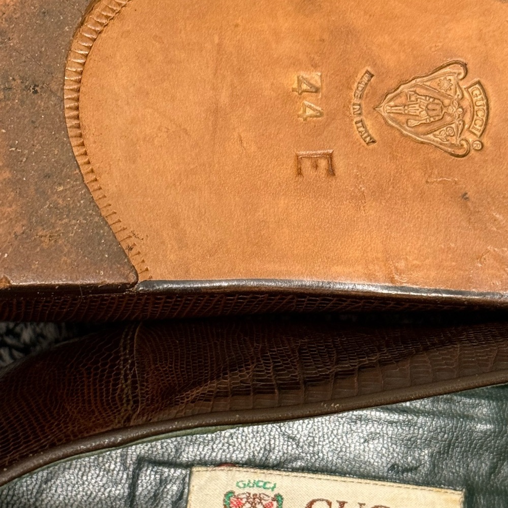 Gucci Men's Dark Brown Leather Loafers - Picture 6 of 6